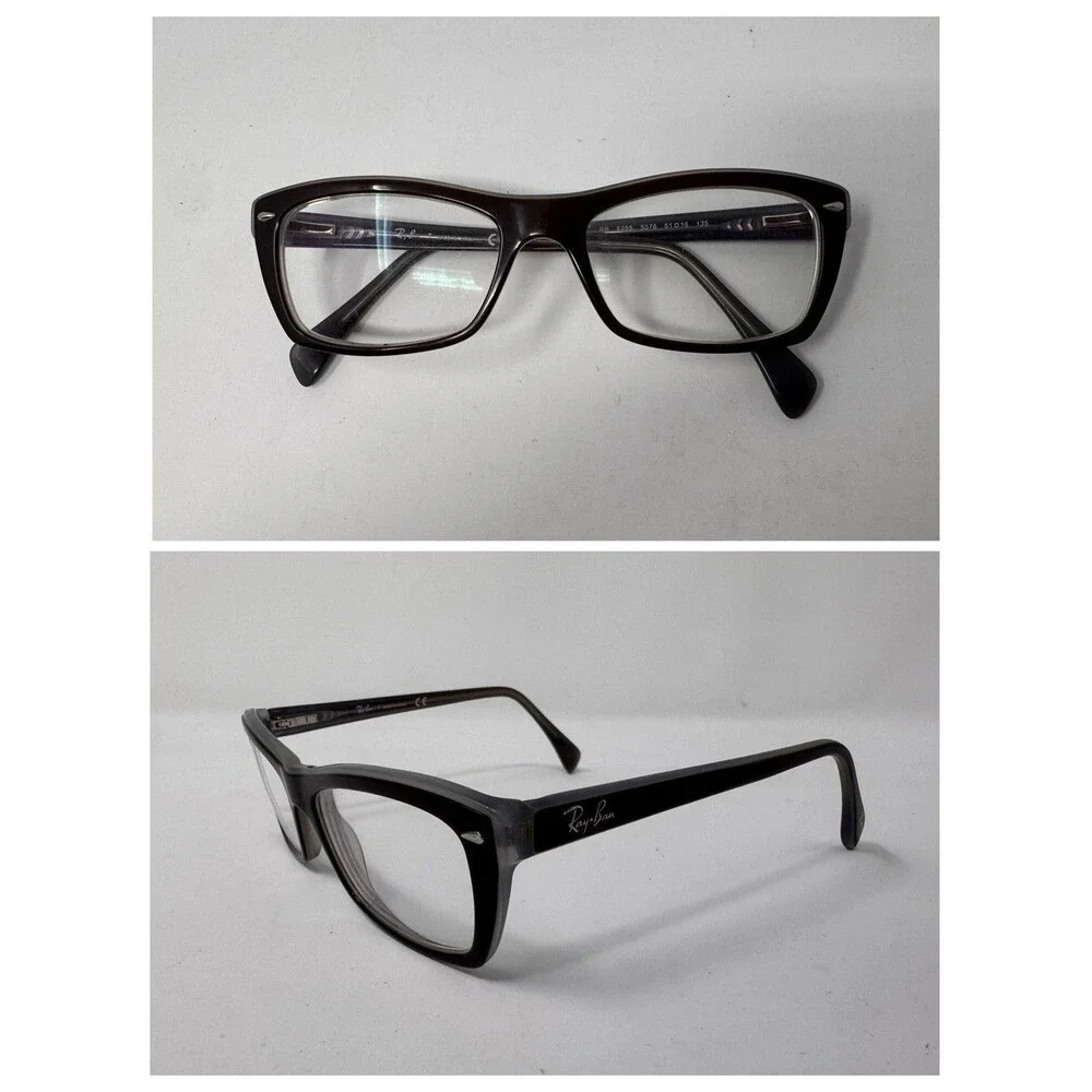 Ray-Ban RB5255 Eyeglass Frames Only 51-16-135 Brown Gray 5076